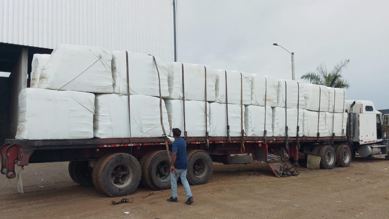 RDF bales ready for shipment